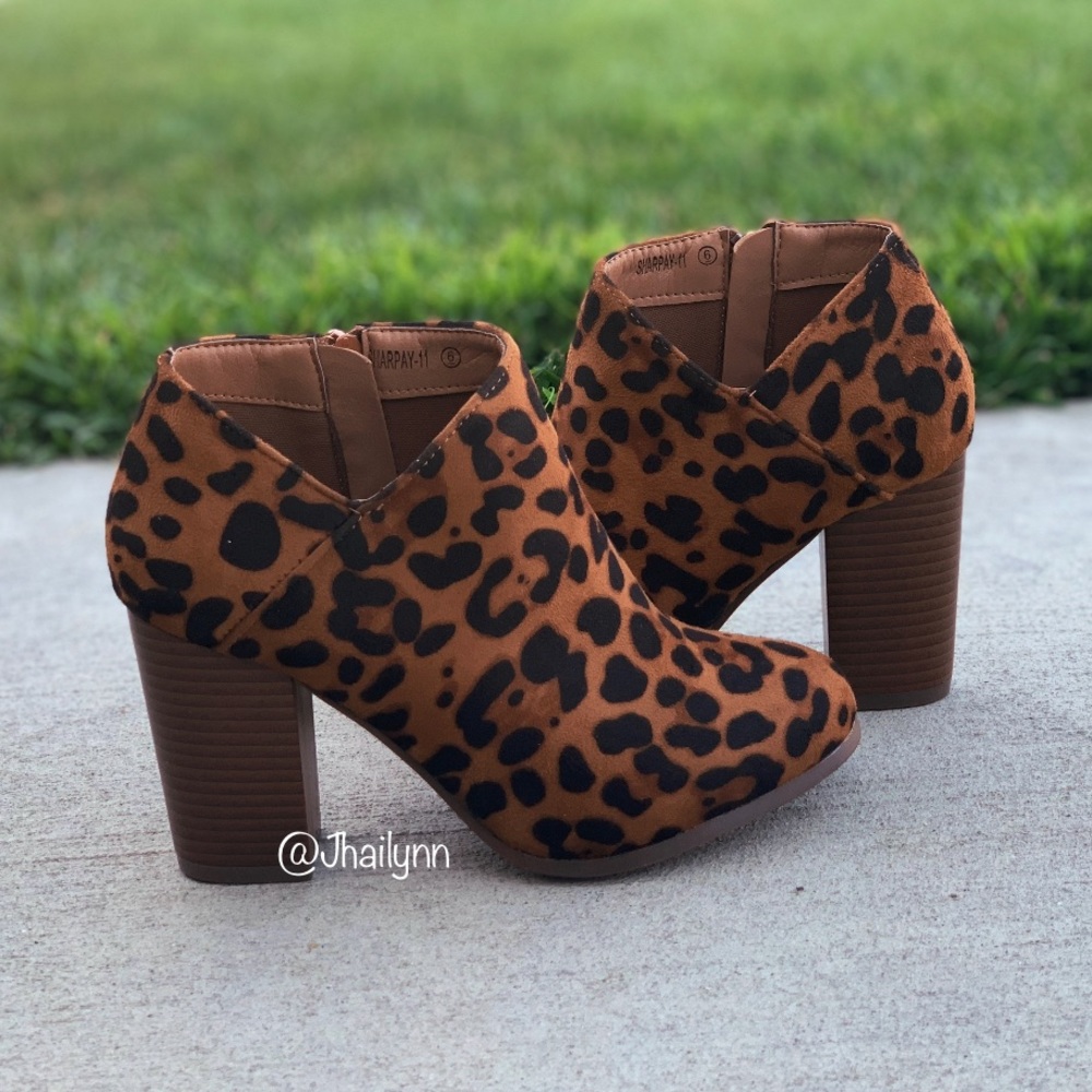 Leopard Ankle booties - Picture 5 of 9